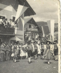 Umzug in Olang 1959